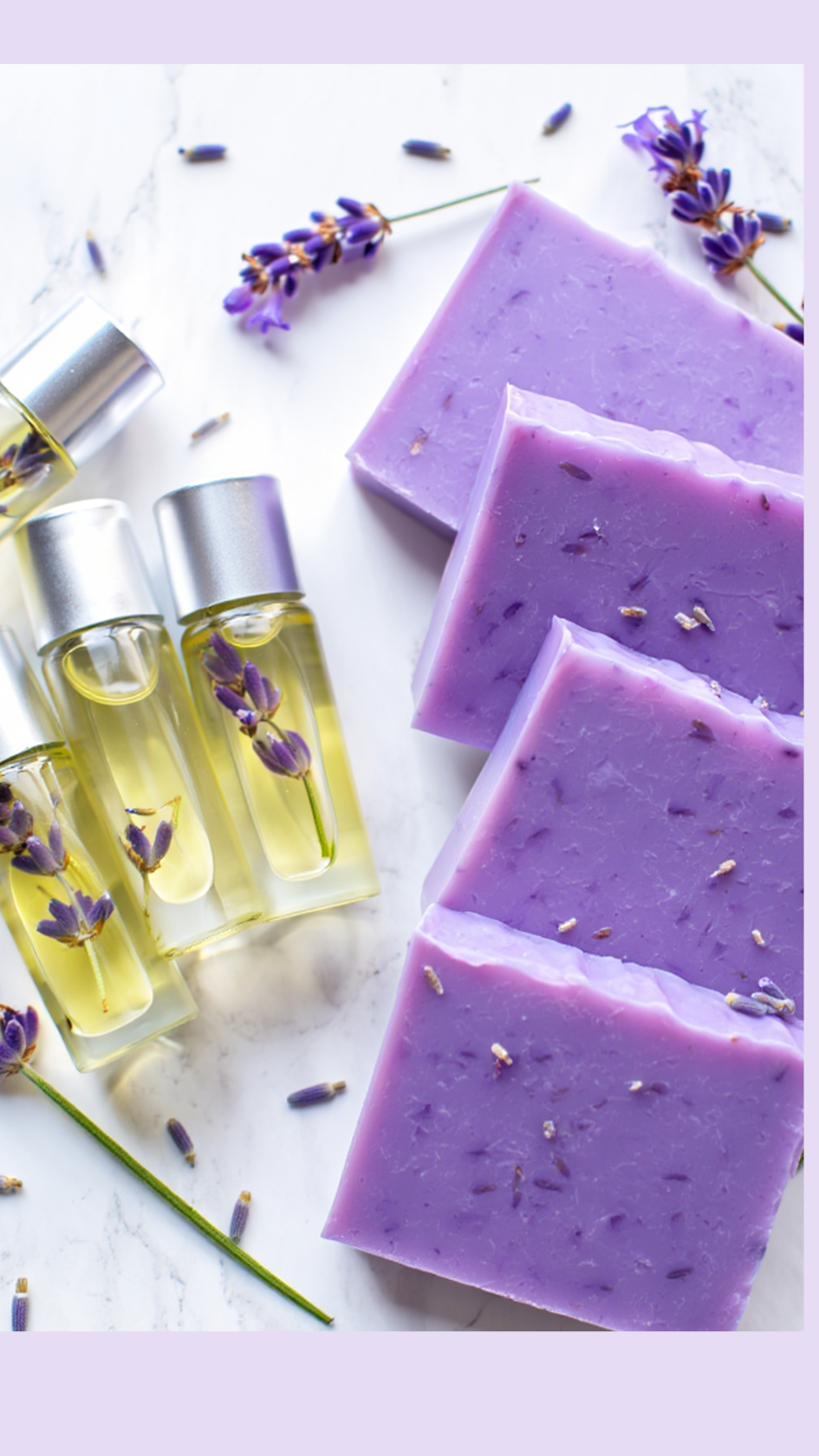 Jabón Artesanal de Lavanda y Manzanilla