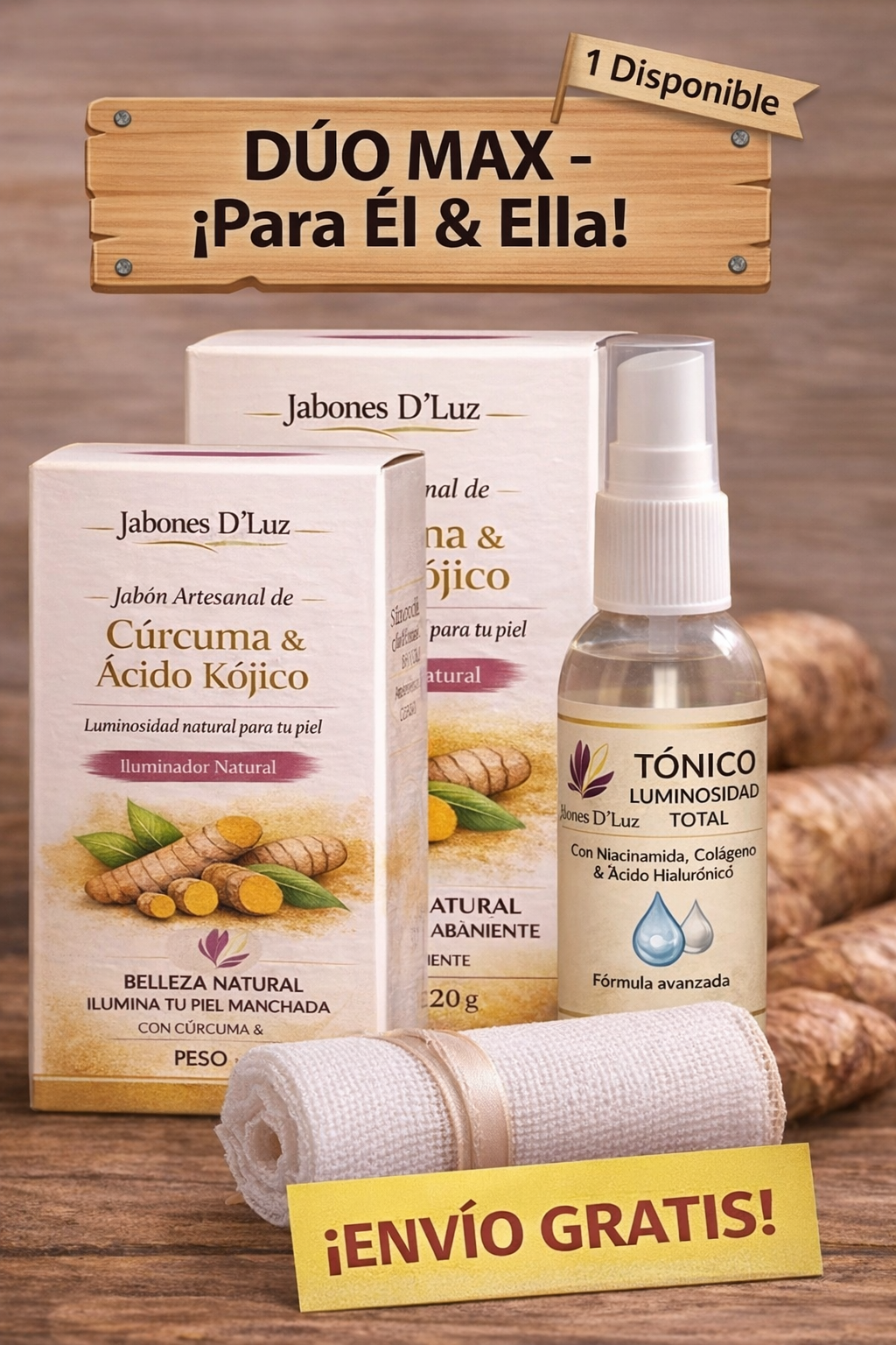 ✨ COMBO ESSENTIAL: Edición Regalo (Jabón en Caja + Tónico + Mallita)