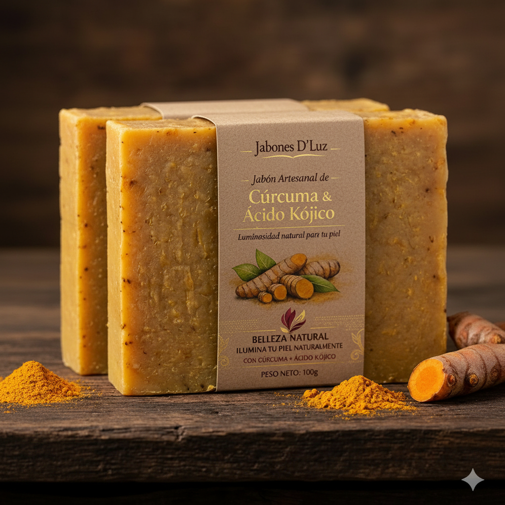 Dúo Piel Perfecta: 2 Jabones Cúrcuma & Kójico (Oferta Cartagena)